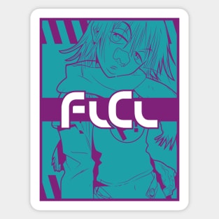 FLCL blue Sticker